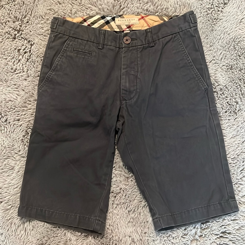 Burberry London Men’s Casual Cotton shorts size 28 gray